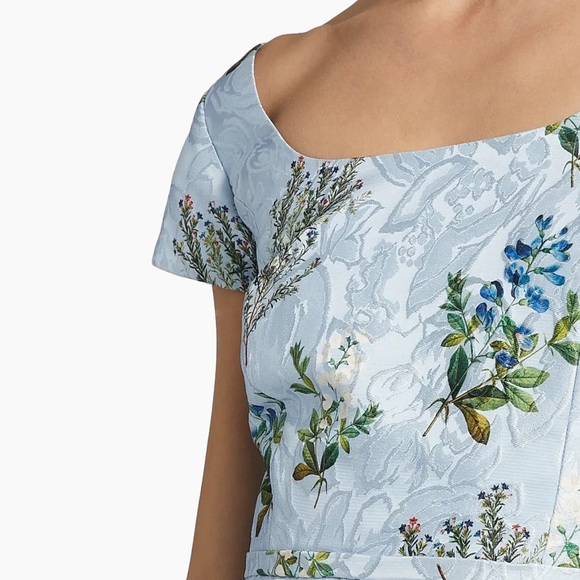 Sachin + Babi Blue and Green Floral Maxi Dress. Beautiful dress! - Picture 2 of 5